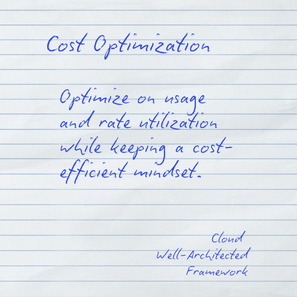 Cost Optimization